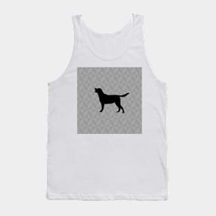 Labrador Retriever Dog Lover Gift - Scandi Geometric Silhouette Tank Top